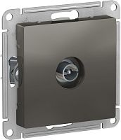 Розетка TV Коннектор без рамки Systeme Electric AtlasDesign 1-м. сталь картинка